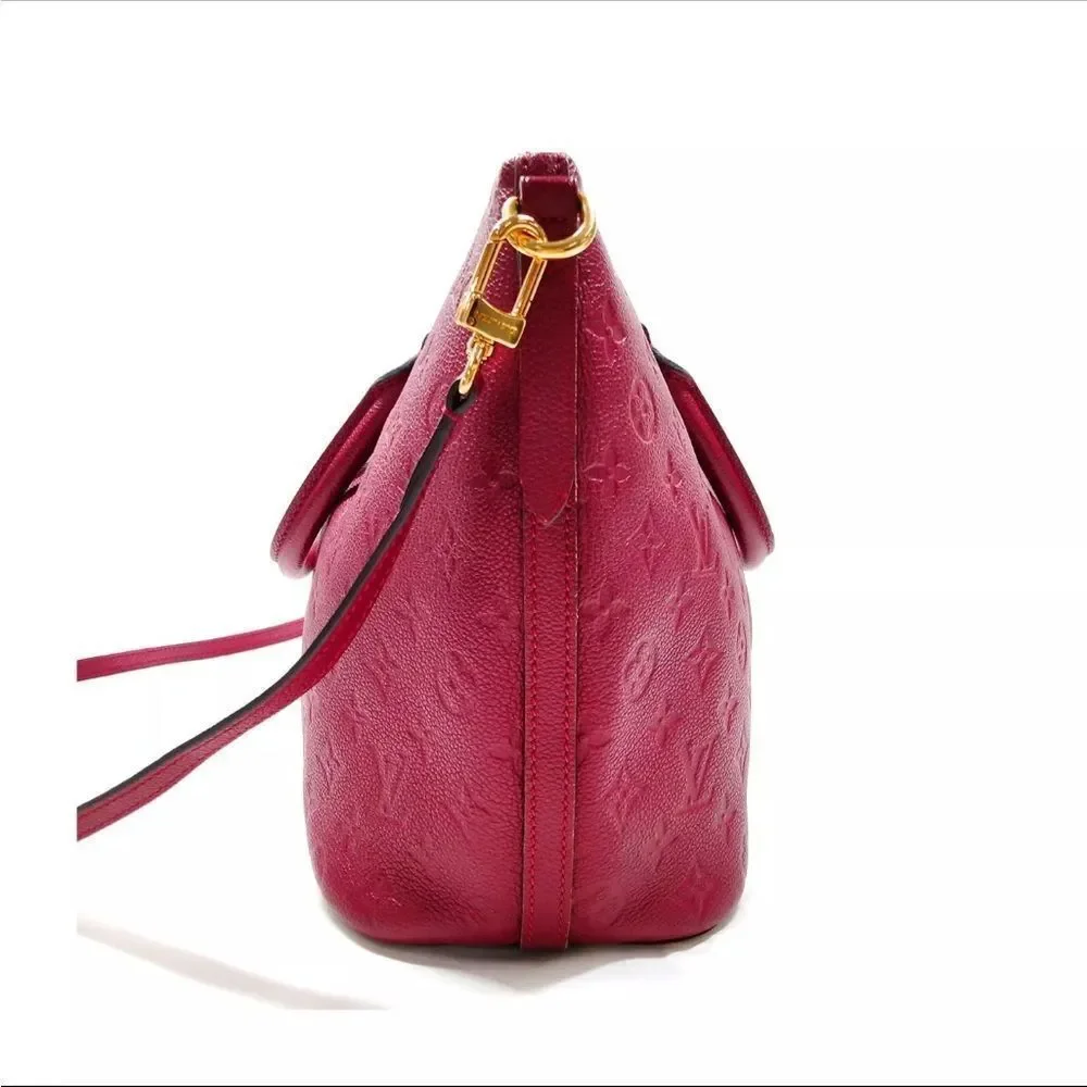 Auth Louis Vuitton LV Shoulder Bag M50638  MAZARINE PM Red Monogram Empreinte